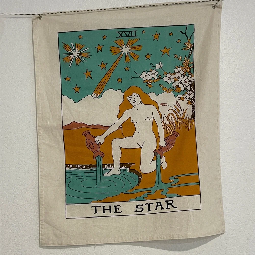 Urban Outfitters Tarot Tapestry Set - The Moon, The Sun, The Star